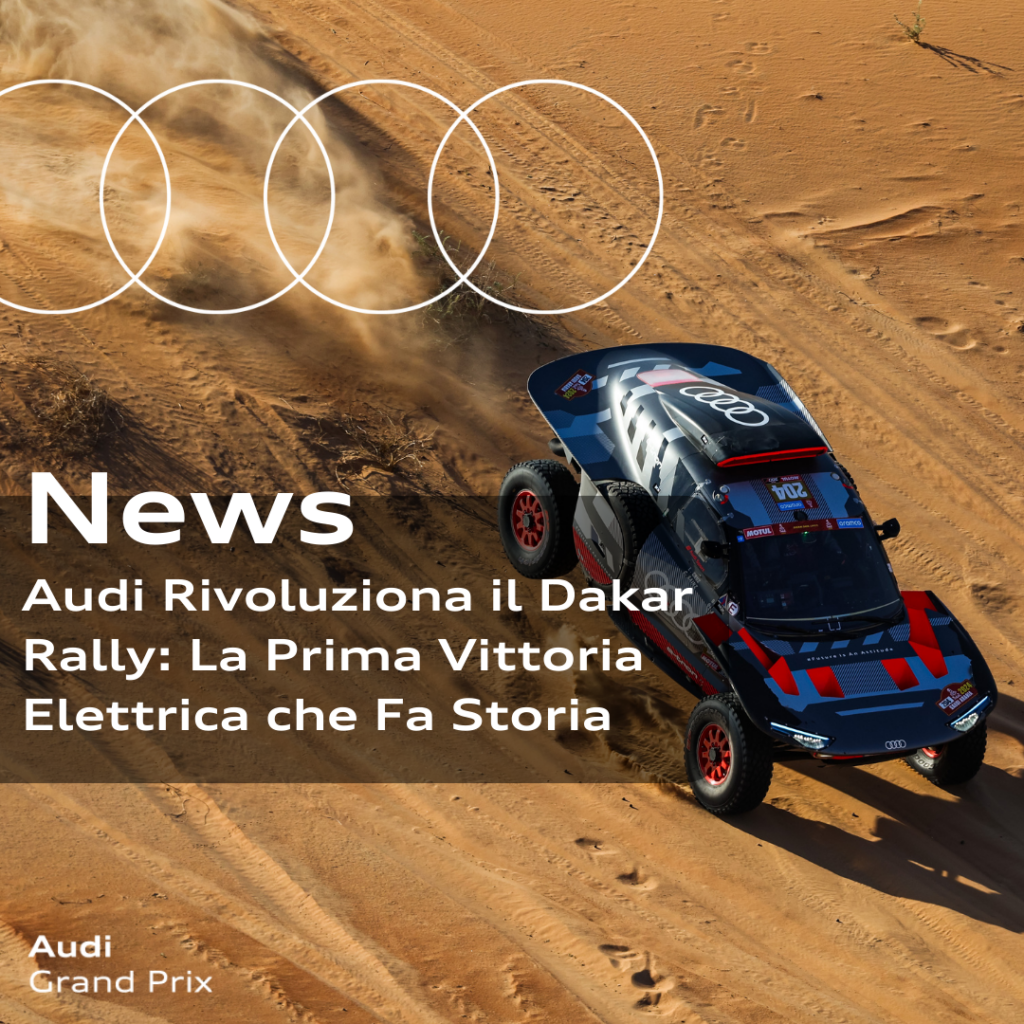 Audi Rivoluziona il Dakar: La Prima Vittoria Elettrica che Fa Storia
